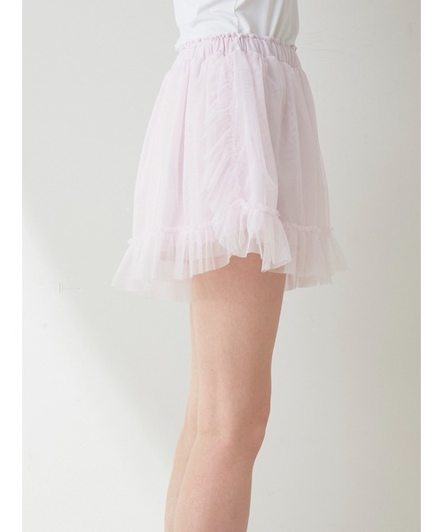 gelato pique（ジェラートピケ）の「【Sweet】チュールショートパンツ