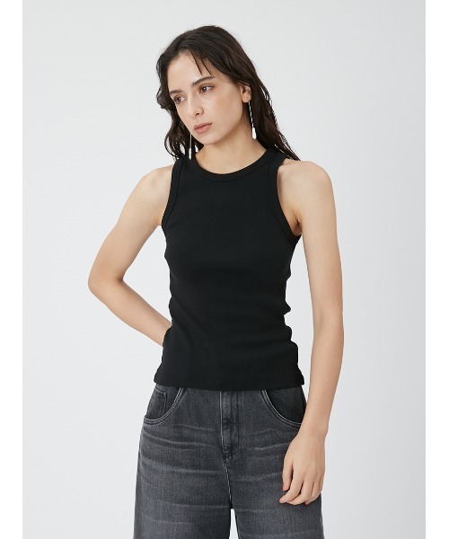 FRAY I.D（フレイアイディー）の「コットンフライスタンクトップ（タンクトップ・レディース・ミント/その他/ブラック/ホワイト・FREE）」の14枚目の写真