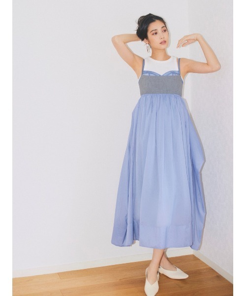 FRAY I.D（フレイアイディー）の「コットンフライスタンクトップ（タンクトップ・レディース・ミント/その他/ブラック/ホワイト・FREE）」の7枚目の写真