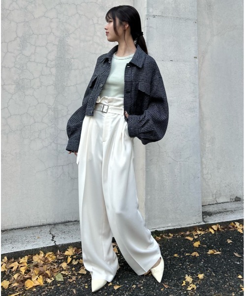 FRAY I.D（フレイアイディー）の「コットンフライスタンクトップ（タンクトップ・レディース・ミント/その他/ブラック/ホワイト・FREE）」の8枚目の写真