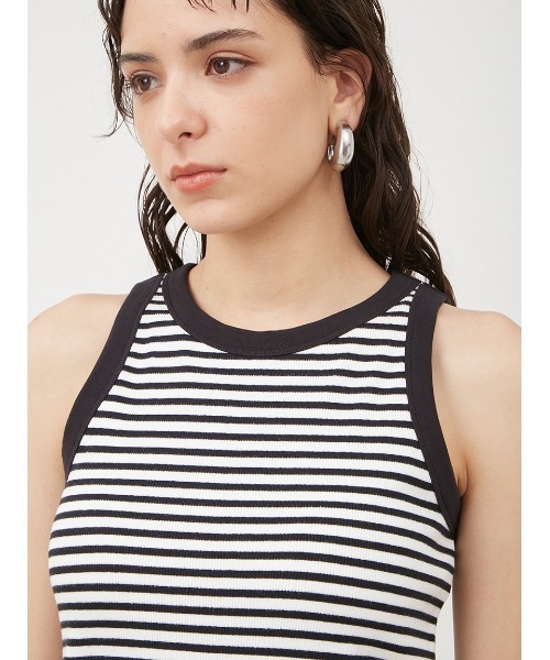 Mila Owen（ミラオーウェン）の「カップインアメスリタンクトップス【マシーンウォッシャブル】（タンクトップ・レディース・イエロー/ホワイト/その他/チャコールグレー・0/1）」の7枚目の写真