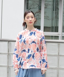 SUPER　HAKKA×椎木彩子　「Uduki」／「Kisaragi」プリントブラウス