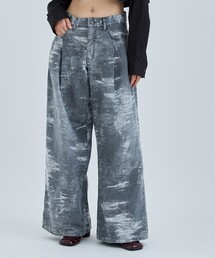 【TAAKK/ターク】DENIM WIDE PANTS/ワイドデニムパンツ