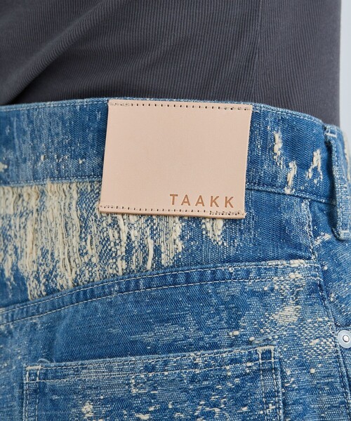 TAAKK(ターク)の「【TAAKK/ターク】DENIM WIDE PANTS/ワイドデニムパンツ(デニムパンツ・レディース・ブラック/ダークインディゴブルー・1/2)」の15枚目の写真
