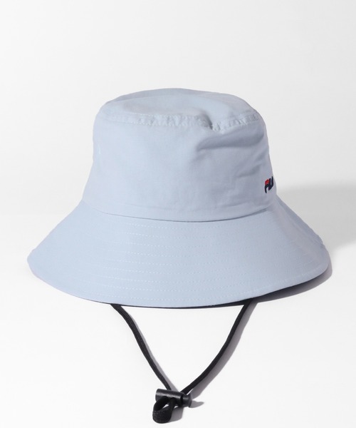 FILA(フィラ)の「【FILA/フィラ】FLW NECK GUARD HAT/ワンポイント刺繍ロゴ ネックガード付 バケットハット(ハット・メンズ・ベージュ/グレー/ライトブルー/ホワイト/ブラック・FREE)」の16枚目の写真