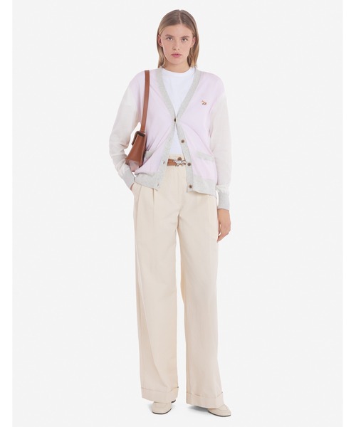 カーディガン　ボレロ　BABY Maison Kitsune（メゾンキツネ）の「BABY FOX PATCH FITTED