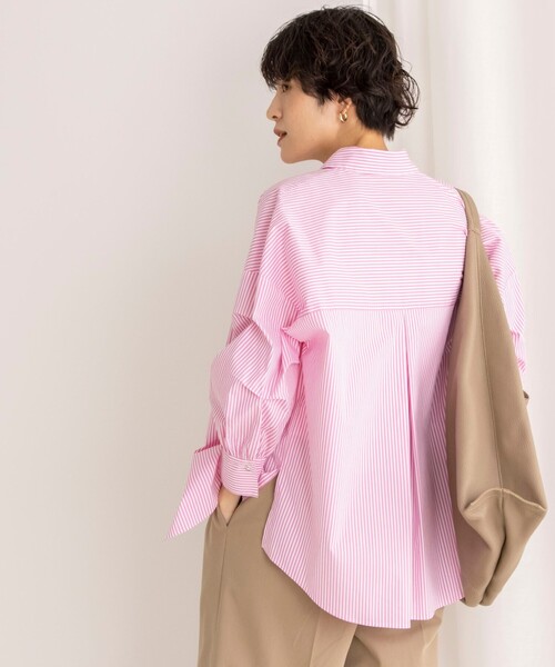 美品NOLLEY'Sノーリーズきれい色大人可愛いジュピター後ろタックブラウス♪ ノーリーズ NOLLEY'S ジュピター半袖フリルブラウス （ベビー