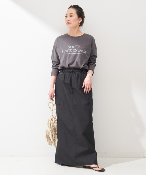 B.C STOCK(ベーセーストック)の「SOUTH HACKENSACK ロゴロンT(Tシャツ/カットソー・レディース・ホワイト/ピンク/スミクロ・FREE)」の11枚目の写真