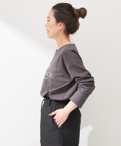 B.C STOCK(ベーセーストック)の「SOUTH HACKENSACK ロゴロンT(Tシャツ/カットソー・レディース・ホワイト/ピンク/スミクロ・FREE)」の15枚目の写真