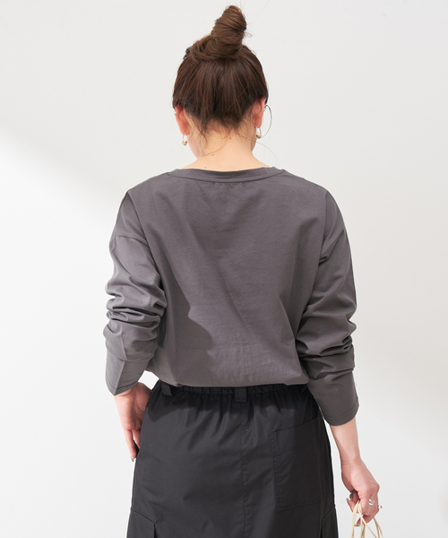 B.C STOCK(ベーセーストック)の「SOUTH HACKENSACK ロゴロンT(Tシャツ/カットソー・レディース・ホワイト/ピンク/スミクロ・FREE)」の16枚目の写真