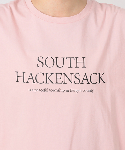 B.C STOCK(ベーセーストック)の「SOUTH HACKENSACK ロゴロンT(Tシャツ/カットソー・レディース・ホワイト/ピンク/スミクロ・FREE)」の8枚目の写真
