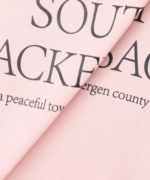 B.C STOCK(ベーセーストック)の「SOUTH HACKENSACK ロゴロンT(Tシャツ/カットソー・レディース・ホワイト/ピンク/スミクロ・FREE)」の9枚目の写真