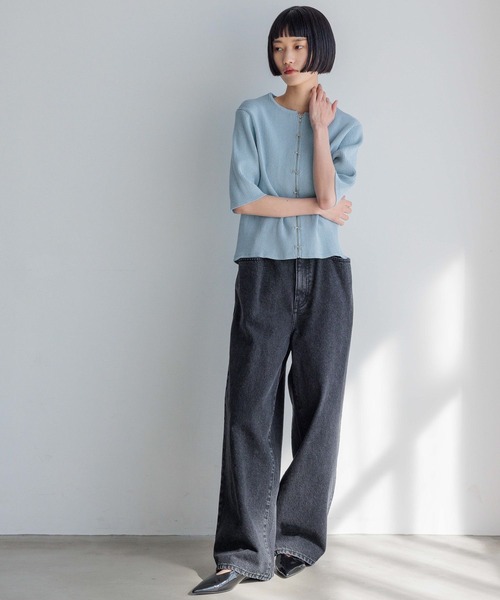 セール】ホックZIPカーディガン／SS 108242（カーディガン