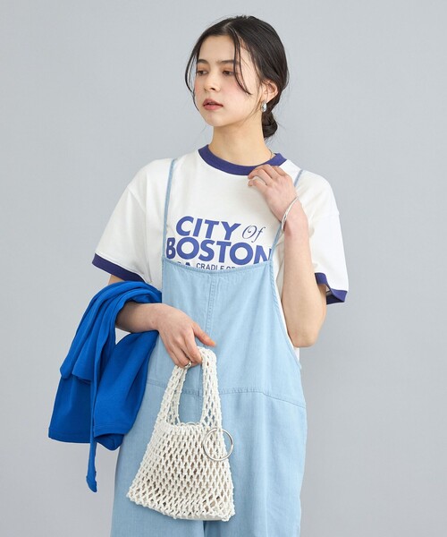 coen(コーエン)の「ロゴプリントリンガーTシャツ(Tシャツ/カットソー・レディース・ダークグレー/ライトグレー/オフホワイト/グレー・M/L)」の22枚目の写真