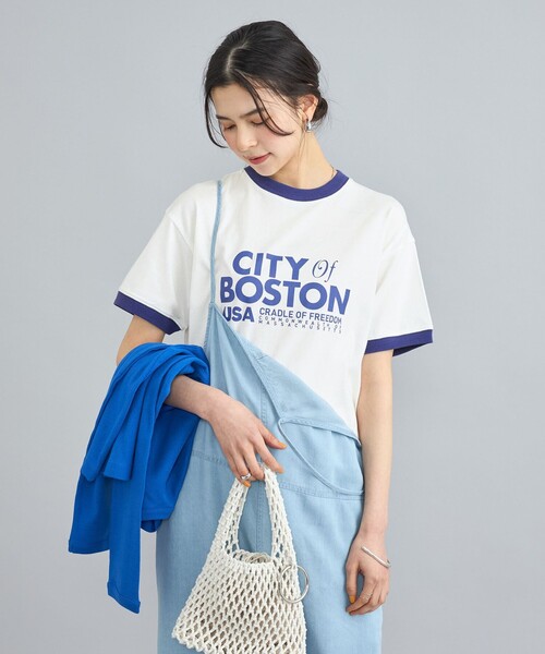 coen(コーエン)の「ロゴプリントリンガーTシャツ(Tシャツ/カットソー・レディース・ダークグレー/ライトグレー/オフホワイト/グレー・M/L)」の21枚目の写真
