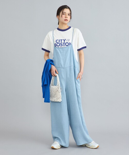 coen(コーエン)の「ロゴプリントリンガーTシャツ(Tシャツ/カットソー・レディース・ダークグレー/ライトグレー/オフホワイト/グレー・M/L)」の18枚目の写真