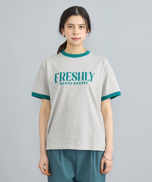 coen(コーエン)の「ロゴプリントリンガーTシャツ(Tシャツ/カットソー・レディース・ダークグレー/ライトグレー/オフホワイト/グレー・M/L)」の16枚目の写真