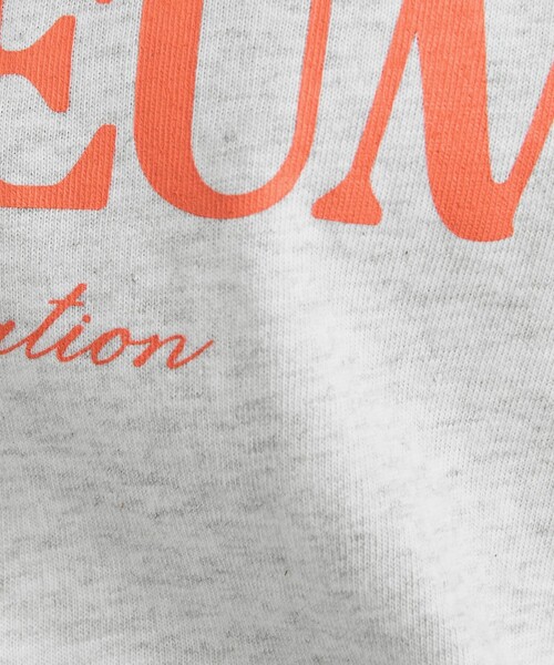 coen(コーエン)の「ロゴプリントリンガーTシャツ(Tシャツ/カットソー・レディース・ダークグレー/ライトグレー/オフホワイト/グレー・M/L)」の7枚目の写真