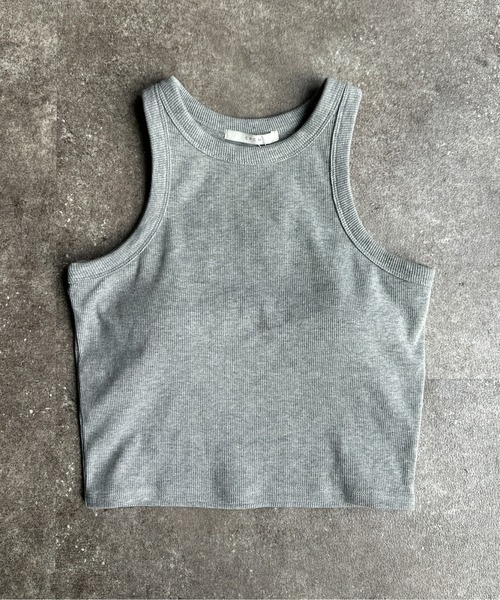 CPCM（シーピーシーエム）の「カップ付きアメスリテレコタンク（タンクトップ・レディース・キナリ/ブラウン/ブラック/オフホワイト/グレー・FREE）」の8枚目の写真