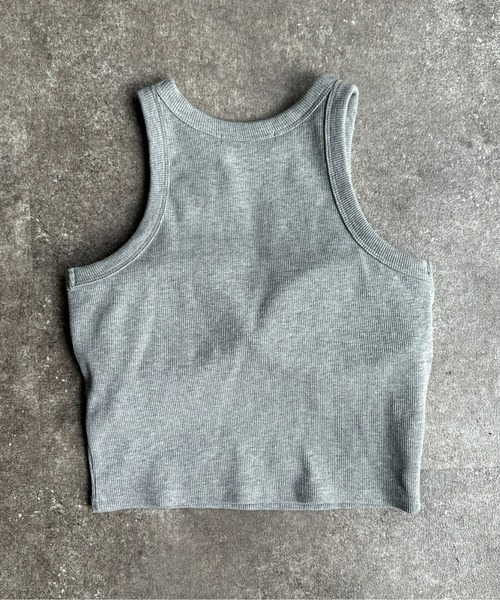 CPCM（シーピーシーエム）の「カップ付きアメスリテレコタンク（タンクトップ・レディース・キナリ/ブラウン/ブラック/オフホワイト/グレー・FREE）」の9枚目の写真