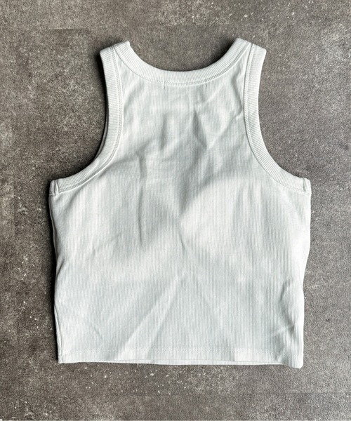 CPCM（シーピーシーエム）の「カップ付きアメスリテレコタンク（タンクトップ・レディース・キナリ/ブラウン/ブラック/オフホワイト/グレー・FREE）」の6枚目の写真