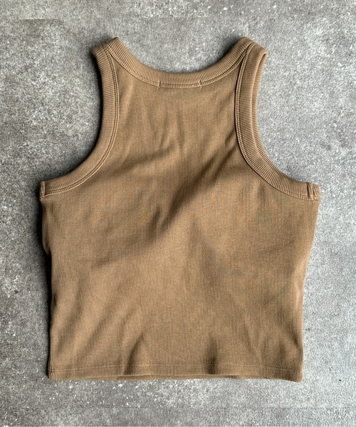 CPCM（シーピーシーエム）の「カップ付きアメスリテレコタンク（タンクトップ・レディース・キナリ/ブラウン/ブラック/オフホワイト/グレー・FREE）」の20枚目の写真