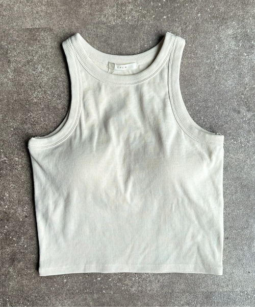 CPCM（シーピーシーエム）の「カップ付きアメスリテレコタンク（タンクトップ・レディース・キナリ/ブラウン/ブラック/オフホワイト/グレー・FREE）」の14枚目の写真