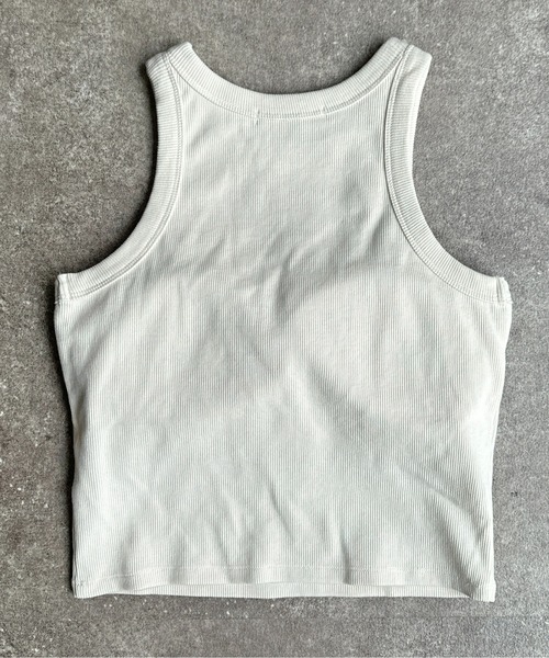 CPCM（シーピーシーエム）の「カップ付きアメスリテレコタンク（タンクトップ・レディース・キナリ/ブラウン/ブラック/オフホワイト/グレー・FREE）」の15枚目の写真
