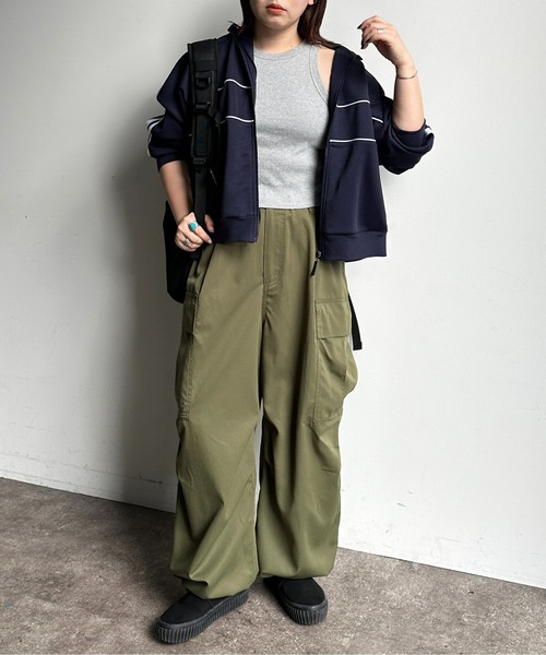 CPCM（シーピーシーエム）の「カップ付きアメスリテレコタンク（タンクトップ・レディース・キナリ/ブラウン/ブラック/オフホワイト/グレー・FREE）」の7枚目の写真