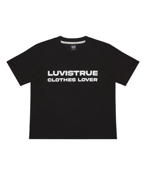 LUVISTRUE(ラヴイズトゥルー)の「BASIC LOGO TEE(Tシャツ/カットソー・レディース・ブラック/ホワイト・FREE)」の6枚目の写真
