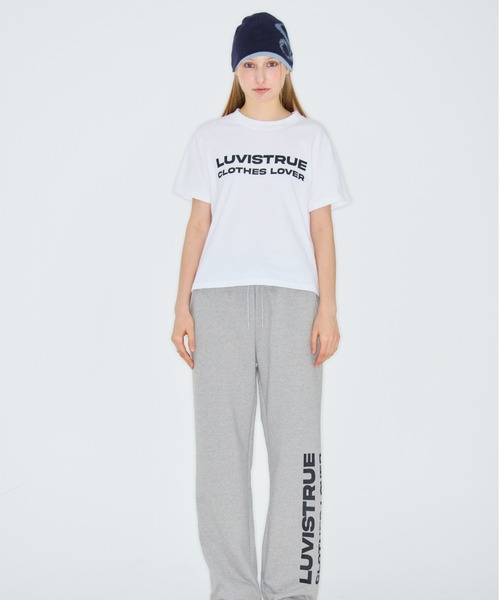 LUVISTRUE(ラヴイズトゥルー)の「BASIC LOGO TEE(Tシャツ/カットソー・レディース・ブラック/ホワイト・FREE)」の8枚目の写真