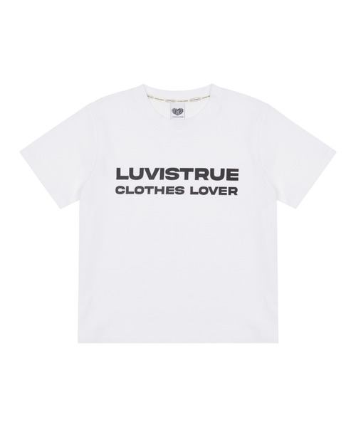LUVISTRUE(ラヴイズトゥルー)の「BASIC LOGO TEE(Tシャツ/カットソー・レディース・ブラック/ホワイト・FREE)」の11枚目の写真