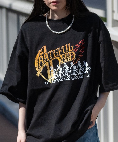 JOHN'S CLOSET（ジョンズクローゼット）の「【s】〔GREATFUL DEAD〕ピグメント加工 バンドTシャツ（Tシャツ/カットソー・メンズ・グレー系3/グレー系2/ブラック系2/ブラック系3/グレー系1/ブラック系1・LARGE/MEDIUM）」の3枚目の写真