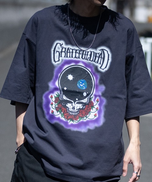 JOHN'S CLOSET（ジョンズクローゼット）の「【s】〔GREATFUL DEAD〕ピグメント加工 バンドTシャツ（Tシャツ/カットソー・メンズ・グレー系3/グレー系2/ブラック系2/ブラック系3/グレー系1/ブラック系1・LARGE/MEDIUM）」の6枚目の写真