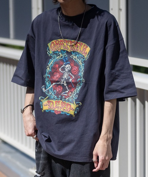 JOHN'S CLOSET（ジョンズクローゼット）の「【s】〔GREATFUL DEAD〕ピグメント加工 バンドTシャツ（Tシャツ/カットソー・メンズ・グレー系3/グレー系2/ブラック系2/ブラック系3/グレー系1/ブラック系1・LARGE/MEDIUM）」の18枚目の写真