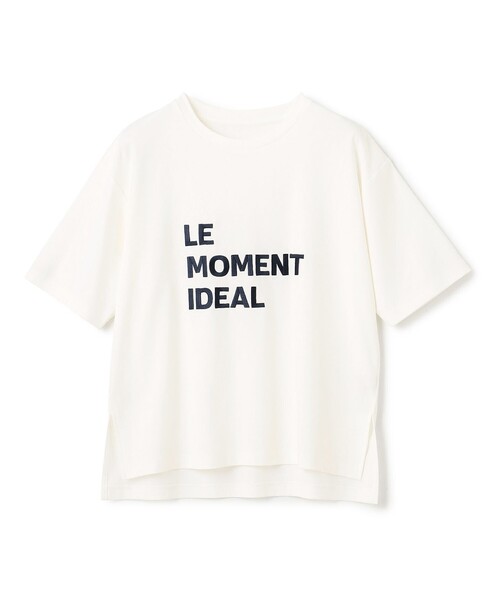 UNFILO（アンフィーロ）の「BEAUTY FORM ロゴ刺繍 半袖Tシャツ（Tシャツ/カットソー・レディース・ダークブラウン系1/ベージュ系1/ホワイト系1/グレー系1/ブラック系1/ホワイト系2・XX-LARGE/X-LARGE）」の20枚目の写真
