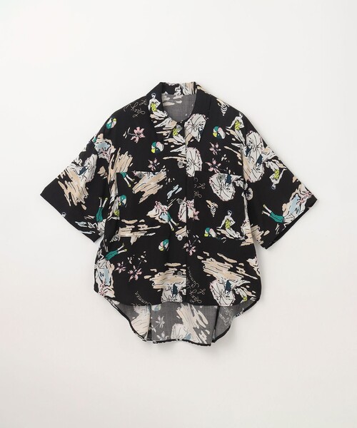GRACE CONTINENTAL - 新品✨スタープリントシャツブラウス リゾートプリントシャツ（シャツ/ブラウス）｜GRACE CONTINENTAL
