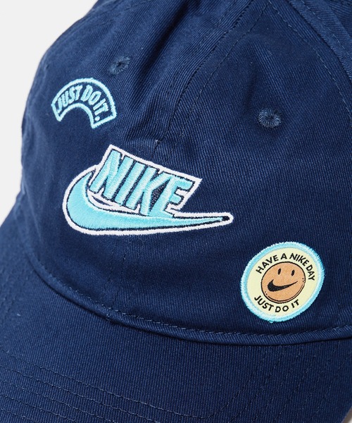 NIKE（ナイキ）の「NIKE/ナイキ NAN MULTI PATCH CLUB CAP キャップ（キャップ・キッズ・ネイビー/ホワイト・FREE）」の7枚目の写真
