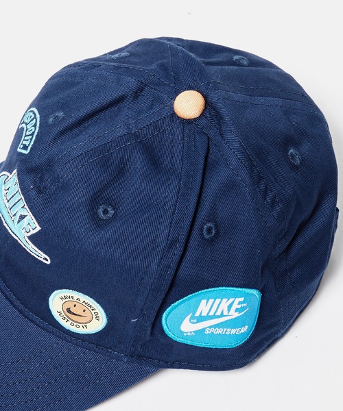 NIKE（ナイキ）の「NIKE/ナイキ NAN MULTI PATCH CLUB CAP キャップ（キャップ・キッズ・ネイビー/ホワイト・FREE）」の9枚目の写真