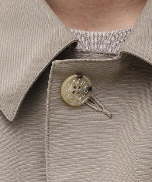 Mackintosh(マッキントッシュ)の「【MACKINTOSH / マッキントッシュ】DUNKELD WOOL(ステンカラーコート・メンズ・ベージュ/ネイビー・36/38)」の12枚目の写真
