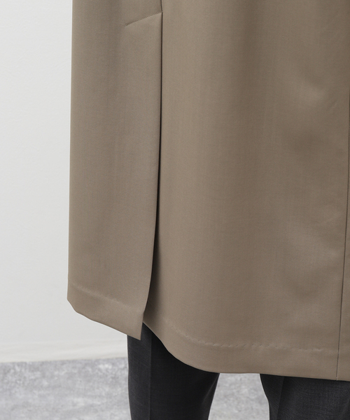 Mackintosh(マッキントッシュ)の「【MACKINTOSH / マッキントッシュ】DUNKELD WOOL(ステンカラーコート・メンズ・ベージュ/ネイビー・36/38)」の19枚目の写真