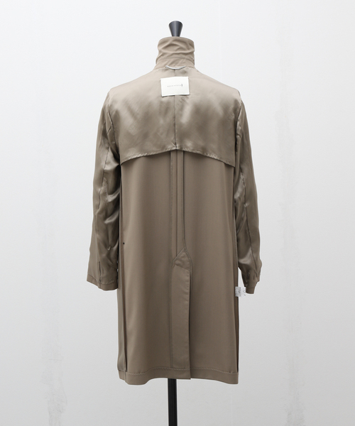 Mackintosh(マッキントッシュ)の「【MACKINTOSH / マッキントッシュ】DUNKELD WOOL(ステンカラーコート・メンズ・ベージュ/ネイビー・36/38)」の21枚目の写真