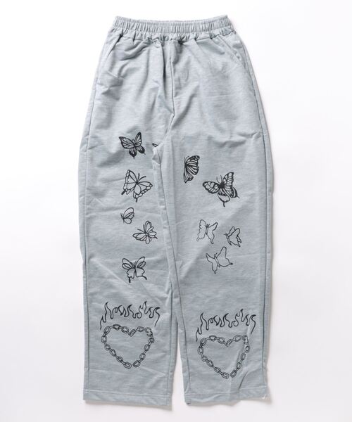 rovtski（ロフトスキー）の「Z)【BLINGLEADS】ABL21500 GRAPHICEAZY PT/グラフィックイージーパンツ（その他パンツ・レディース・ブラック/グレー・MEDIUM/LARGE/FREE）」の3枚目の写真
