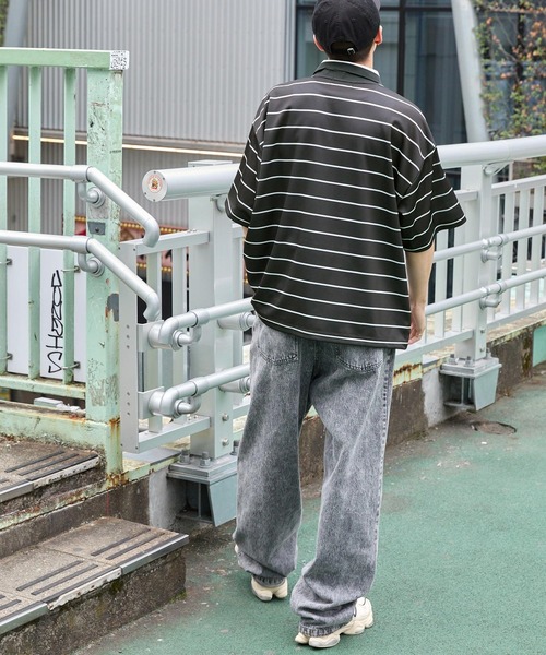 BoTT 水色 パターンプリント ゲームシャツ BoTT 水色 パターンプリント ゲームシャツ