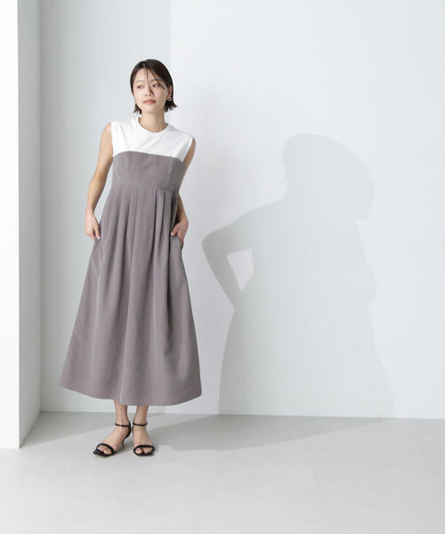 NBB カットソードッキングベアワンピース NATURAL BEAUTY BASIC（ナチュラルビューティーベーシック）の