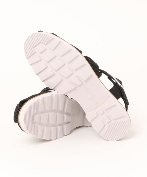 あしながおじさん（アシナガオジサン）の「軽量│ニットグルカサンダル　1310227（サンダル・レディース・ライトグレー/ブラック/ゼブラ・23.0cm/23.5cm/24.0cm/24.5cm/22.5cm）」の5枚目の写真
