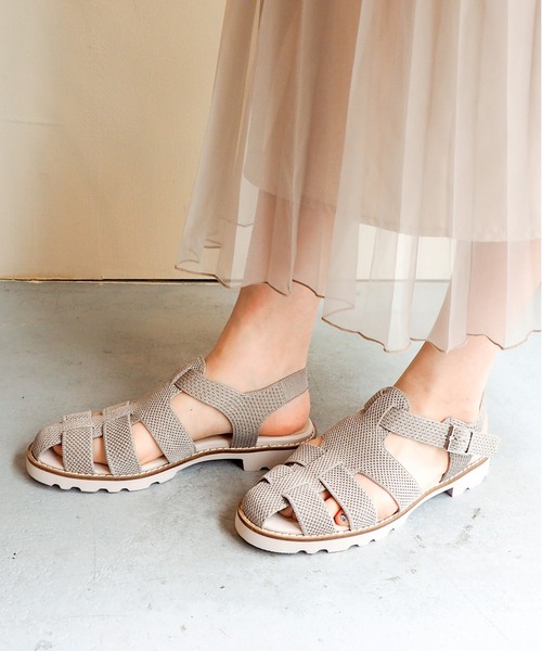 あしながおじさん（アシナガオジサン）の「軽量│ニットグルカサンダル　1310227（サンダル・レディース・ライトグレー/ブラック/ゼブラ・23.0cm/23.5cm/24.0cm/24.5cm/22.5cm）」の18枚目の写真