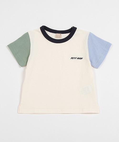 petit main（プティマイン）の「【プティプラ】BOYS半袖Tシャツ（Tシャツ/カットソー・キッズ・ライトカーキ/オレンジ/エメラルド/ネイビー/ライトグレー/ライトブルー/ブラック/ホワイト/マルチ/キナリ・90cm/120cm/110cm/100cm/130cm/80ｃｍ）」の11枚目の写真