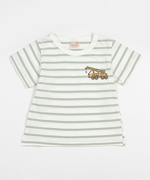 petit main（プティマイン）の「【プティプラ】BOYS半袖Tシャツ（Tシャツ/カットソー・キッズ・ライトカーキ/オレンジ/エメラルド/ネイビー/ライトグレー/ライトブルー/ブラック/ホワイト/マルチ/キナリ・90cm/120cm/110cm/100cm/130cm/80ｃｍ）」の14枚目の写真