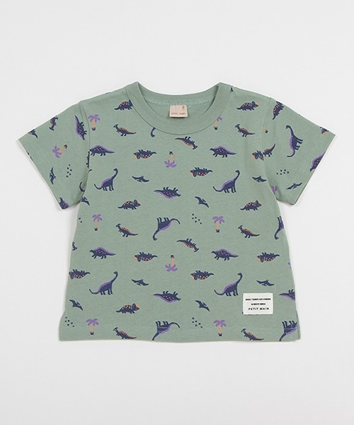 petit main（プティマイン）の「【プティプラ】BOYS半袖Tシャツ（Tシャツ/カットソー・キッズ・ライトカーキ/オレンジ/エメラルド/ネイビー/ライトグレー/ライトブルー/ブラック/ホワイト/マルチ/キナリ・90cm/120cm/110cm/100cm/130cm/80ｃｍ）」の15枚目の写真